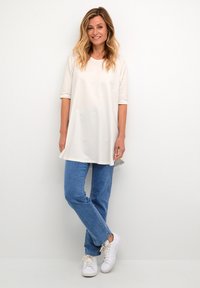 Kaffe BPJANE 1/2 SLEEVE - T-Shirt basic - chalk