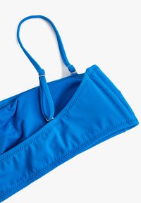 Koton REMOVABLE STRAPPY TISSUED STRAPLESS - Bikini pezzo sopra - blue