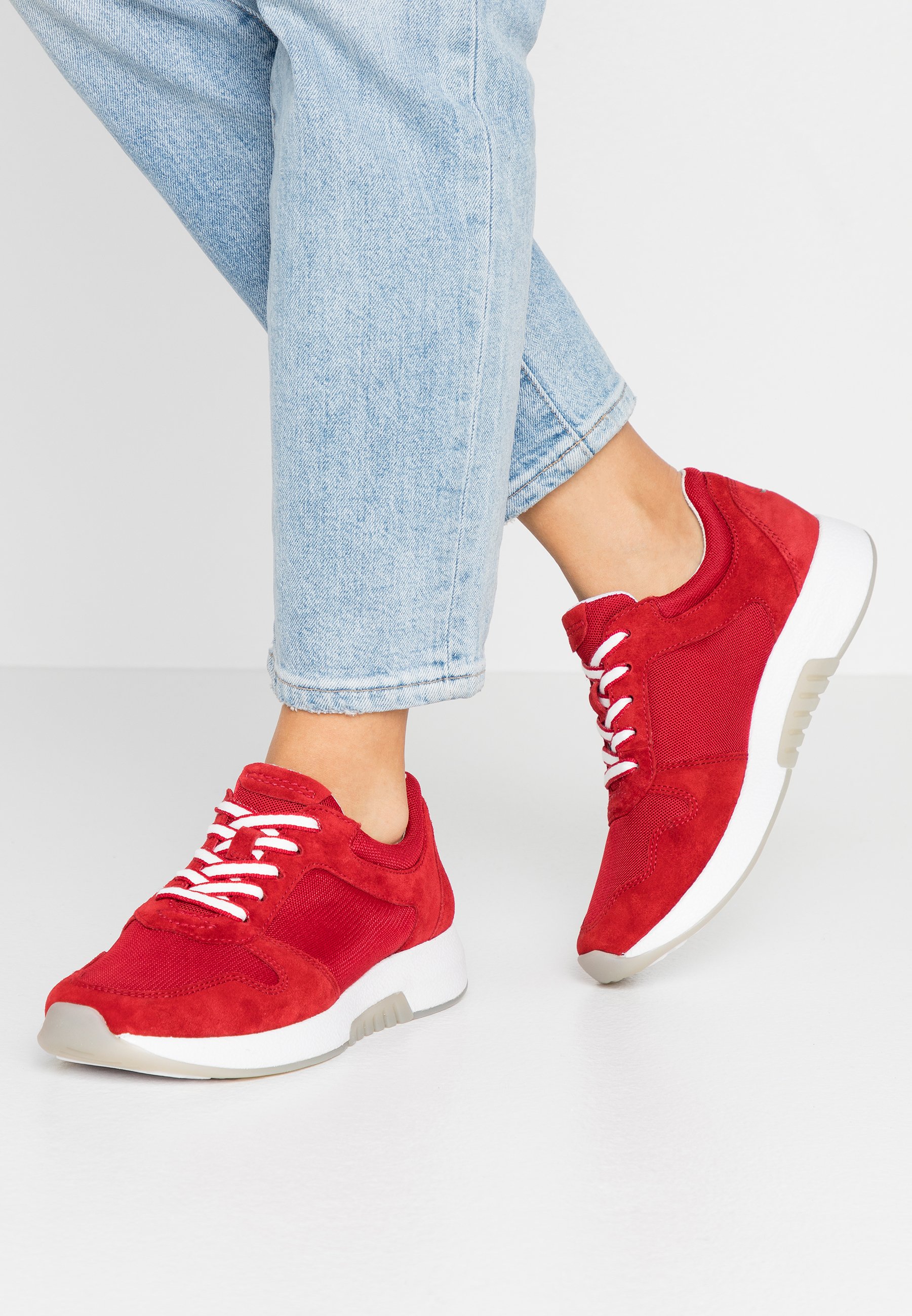 gabor red trainers