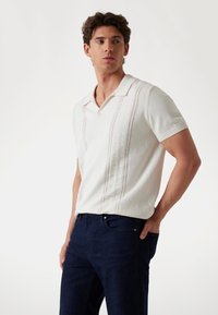 Guess - Polo marškinėliai - creme Miniatiūros vaizdas 1