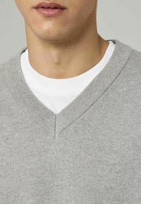BZB COL V SANS MANCHES - Pullover - gris foncé