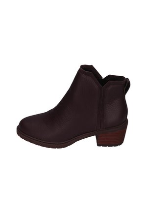 Ankle boots - blackberry