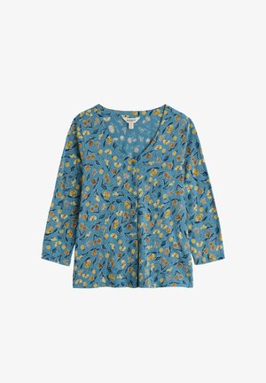 Seasalt Cornwall, SEASALT CORNWALL 3/4 STUDIO GLASS TOP - Blouse - blue - plant cuttings cadet