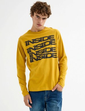 MANGA LARGA - Camiseta de manga larga - amarillo