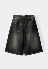 Bershka Farkkushortsit - black