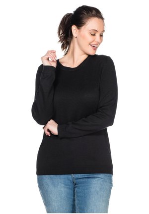 Sheego, Jumper - schwarz