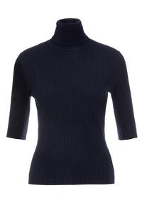 Filippa K Stickad tröja - dark blue