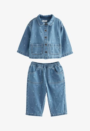 SET - Pantalones - mid blue denim