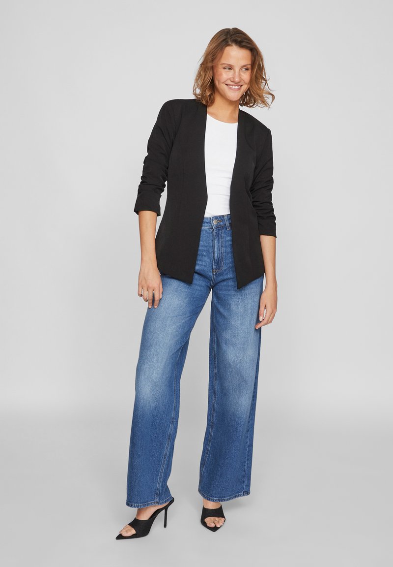 Vila Chaqueta Vivarone Noos Blazer para Mujer, Color Azul., 36 Vila Chaqueta Vivarone Noos Blazer para Mujer, Color Azul., 36