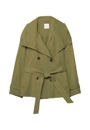 HIGH NECK - Trenčkot - khaki