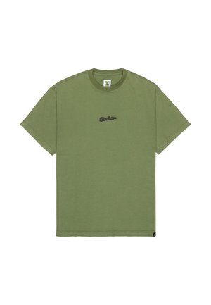 DC Shoes, MELTED CORE - T-shirts print - gqq bronze green