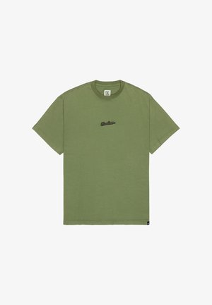 DC Shoes, MELTED CORE - Camiseta estampada - gqq bronze green
