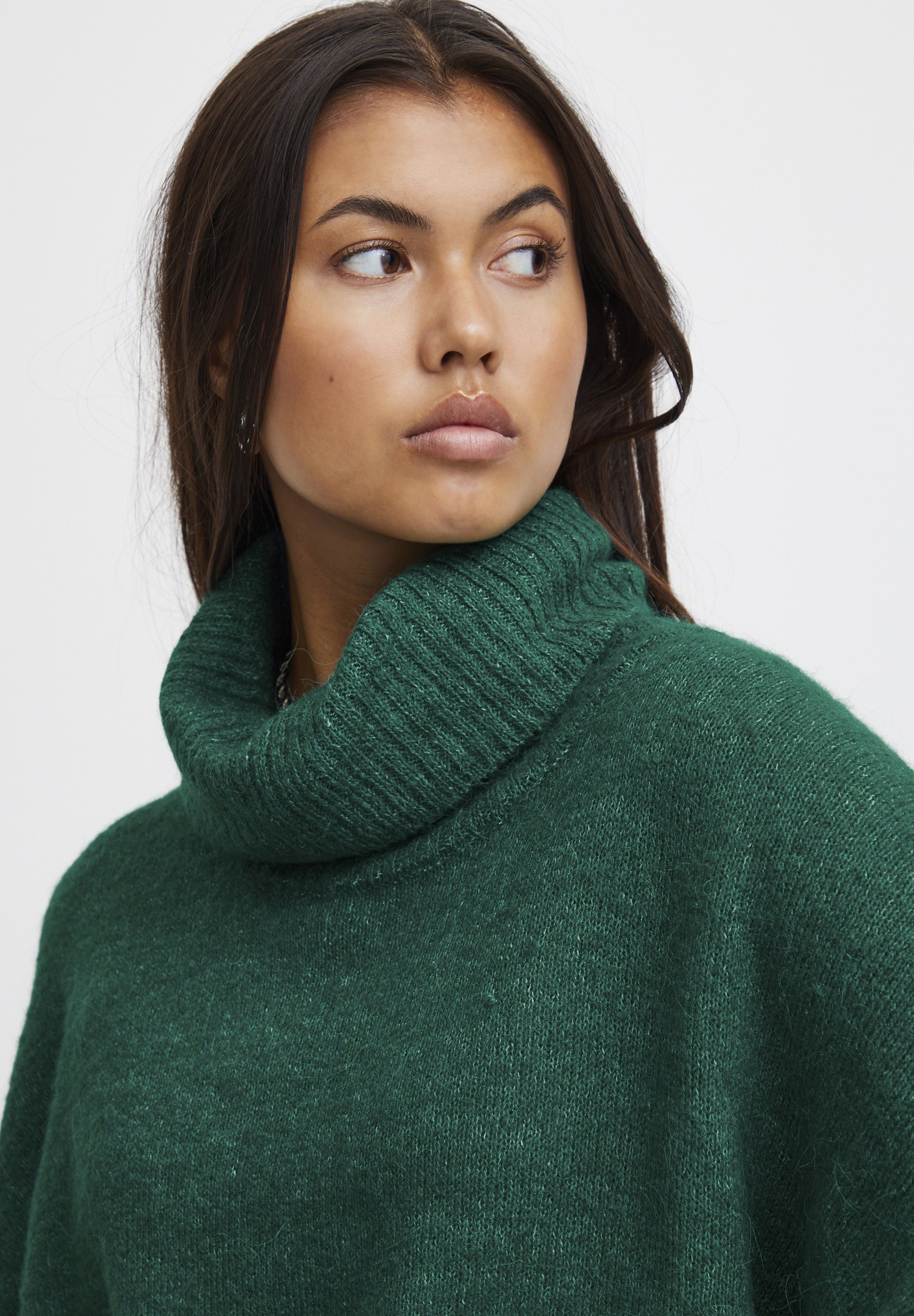 売れ筋商品|||イチ ニット&セーター レディース アウター IHKAMARA - Jumper - quetzal green ICHI IHKAMARA - Jumper - quetzal green/evergreen - Zalando.co.uk