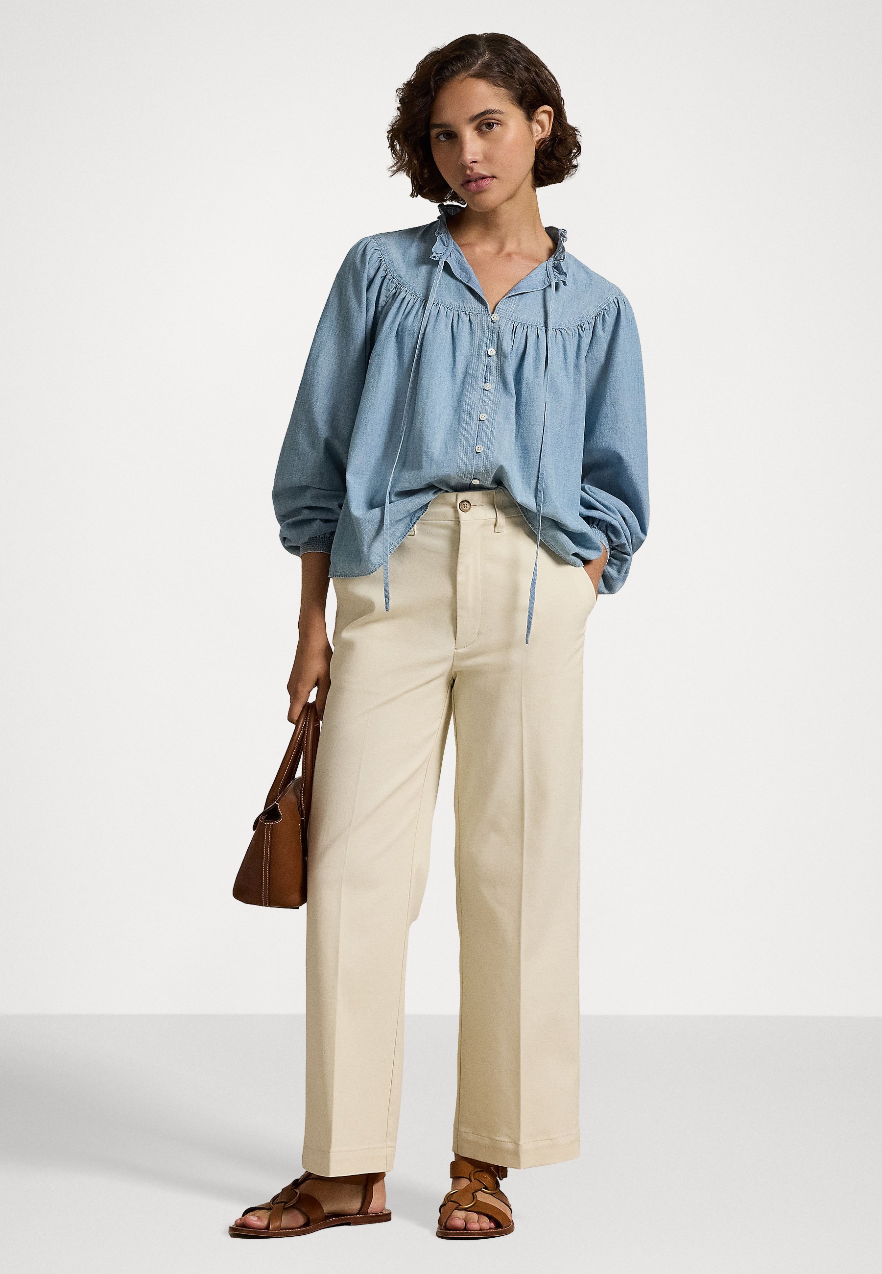 売れ筋商品|||ラルフローレン シャツ レディース トップス LONG SLEEVE BLOUSE - Blouse - chambray 71gJgz1xrPL.jpg