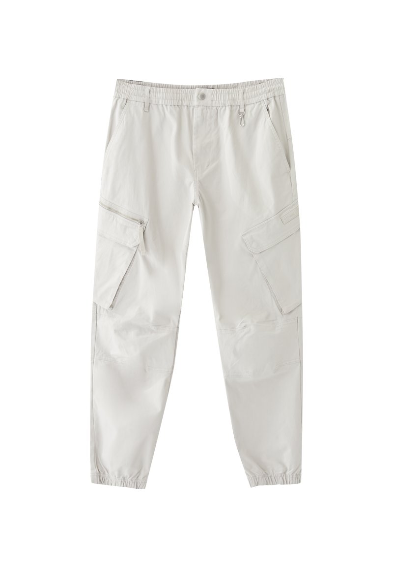 PULL&BEAR Cargo trousers white Zalando.de