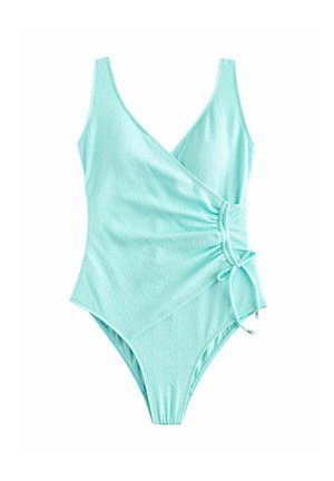 Next RUCHED SIDE SHAPE ENHANCING  - Maudymosi kostiumėlis - mint green textured