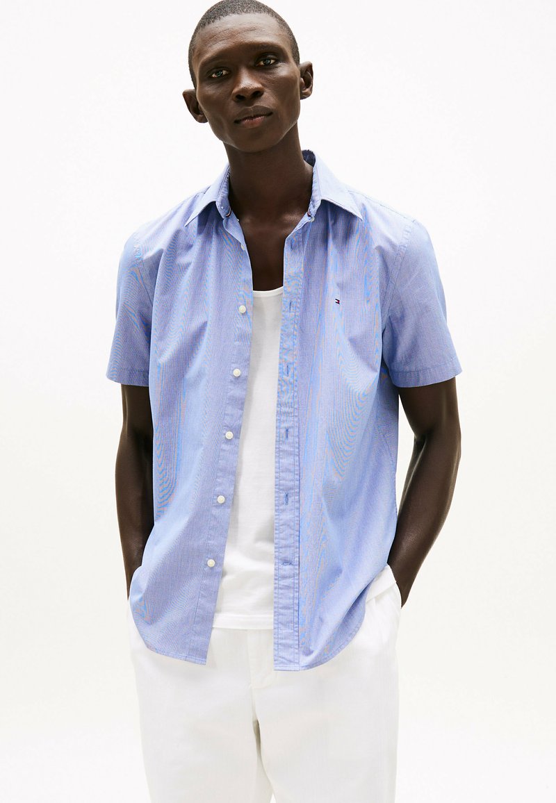 Tommy Hilfiger - FLEX MICRO - Shirt - wedge blue allover, Enlarge