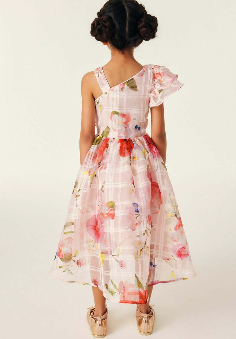 Baker by Ted Baker FLORAL ONE SHOULDER BURNOUT-REGULAR FIT - Cocktail dress  / Party dress - pink - Zalando