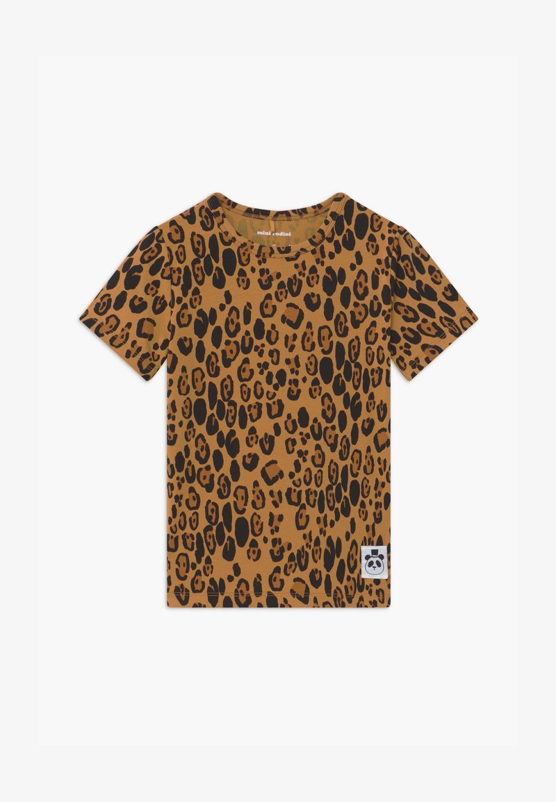 Mini Rodini BABY BASIC LEOPARD TEE UNISEX - Μπλουζάκι με στάμπα - beige