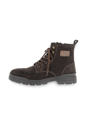 GUELIM - Enkellaarsjes met plateauzool - dark brown