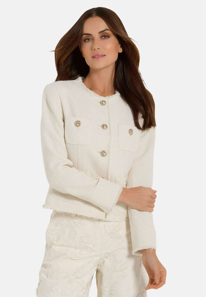 MADELEINE MIT FRANSENKANTEN - Blazer - pebble