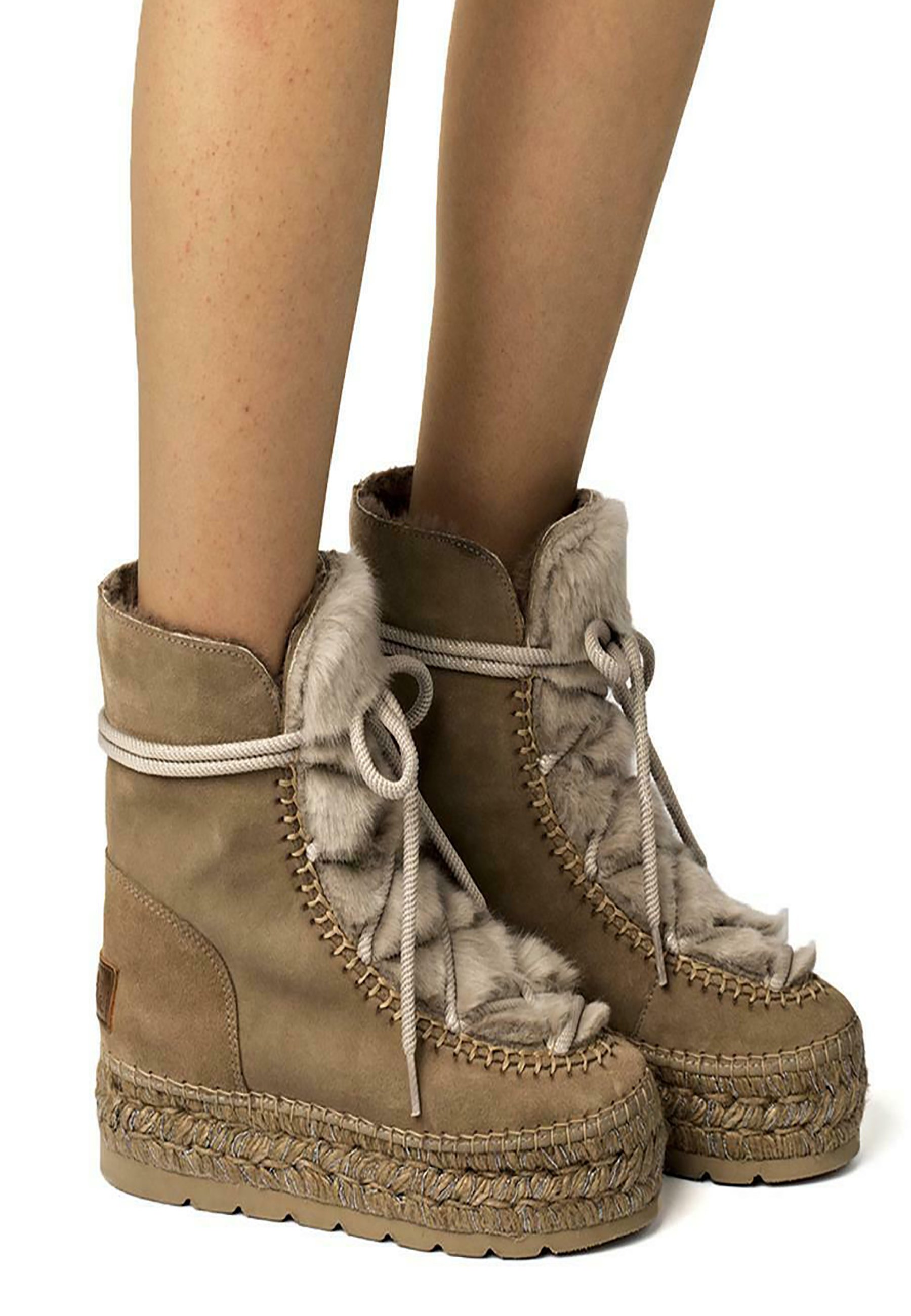 Vidorreta CON ADORNO DE PELO - Botines con plataforma - marron/marrón -  Zalando.es