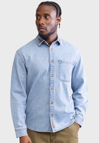 Redefined Rebel DYLAN SHIRT BOXY FIT - Marškiniai - light blue