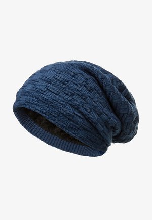 Caspar Mütze - jeans blau