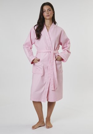 Loungeable WAFFLE PIPED TRIM - Badjas - pink