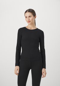 ONLY Play ONPRASP ON BIAS TOP - Tops ar garām piedurknēm - black