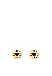 LOGO CORAZÓN NEGROS - Pendientes - black