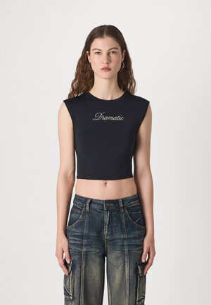 Even&Odd Μπλουζάκι με στάμπα - black