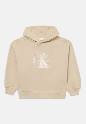 Calvin Klein Jeans, MONOLOGO HOODIE - Kapuutsiga pusa - ancient marble