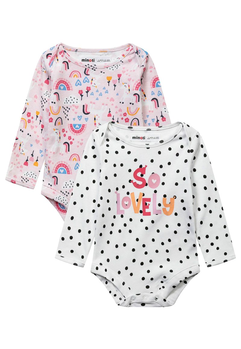 MINOTI - BABY BODYSUITS 2 PACK - Body - pink white, Suurenna