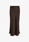 VIELLETTE MIDI SKIRT - Falda acampanada - coffee bean