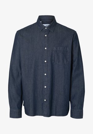 Selected, Denim Regular Fit - Camisa - dark blue denim