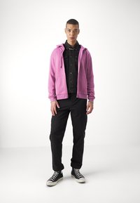 Jack & Jones JJEBRADLEY ZIP HOOD - Sweat zippé - bordeaux