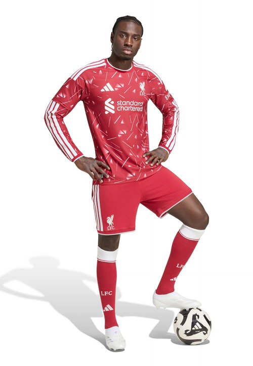 adidas Liverpool FC 26/27 Home Authentic Long Sleeve Asia Sizing 'Active Maroon' — foto 4