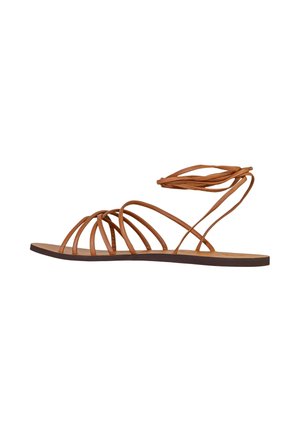 Manebí, MULTI STRIPES TIE-UP - Sandali - tan