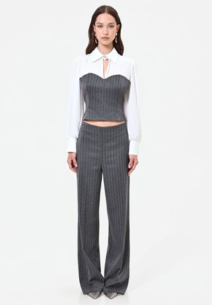 Rinascimento, PANTALONE FANTASIA_RIGA - Pantalon classique - grey