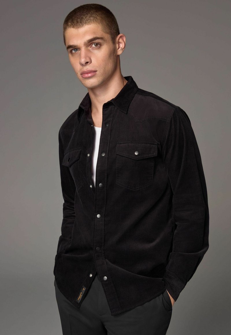 Next TWIN POCKET WESTERN REGULAR FIT - Ing - black