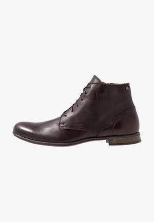 DIRTY MID - Šněrovací kotníkové boty - brown