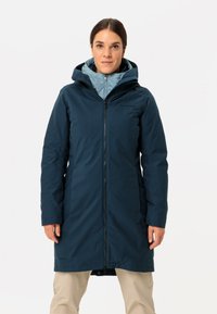Vaude ANNECY 3IN1  - Pūkinis paltas - dark sea nordic blue