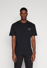 Tommy Jeans - TEE - Lihtne T-särk - black Väikepilt 1