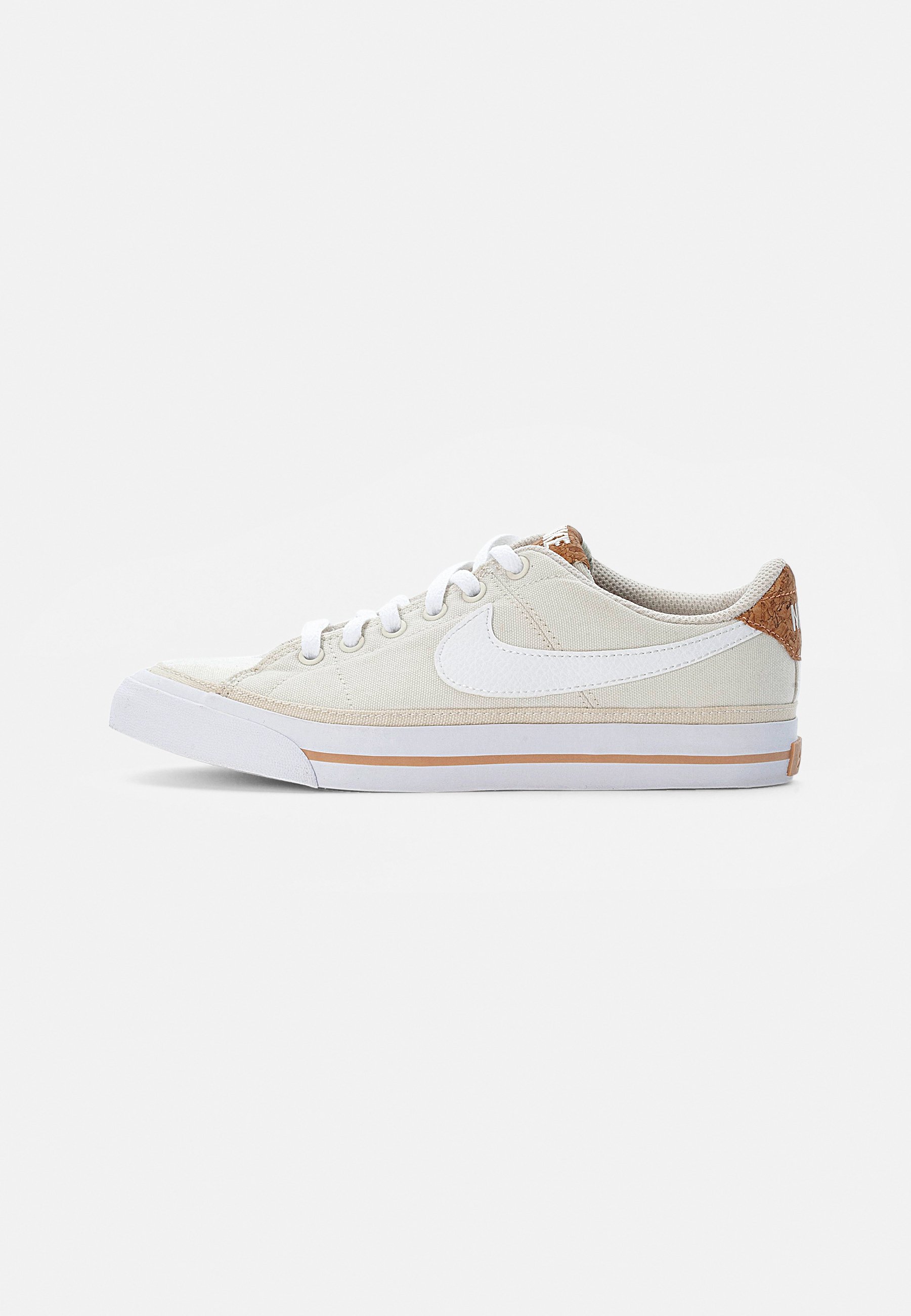 Nike Sportswear NIKE COURT LEGACY - Zapatillas - pale ivory/white-multi- color-gum light brown/crema - Zalando.es