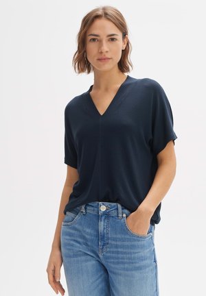 Opus SAGIE - T-Shirt basic - coal blue