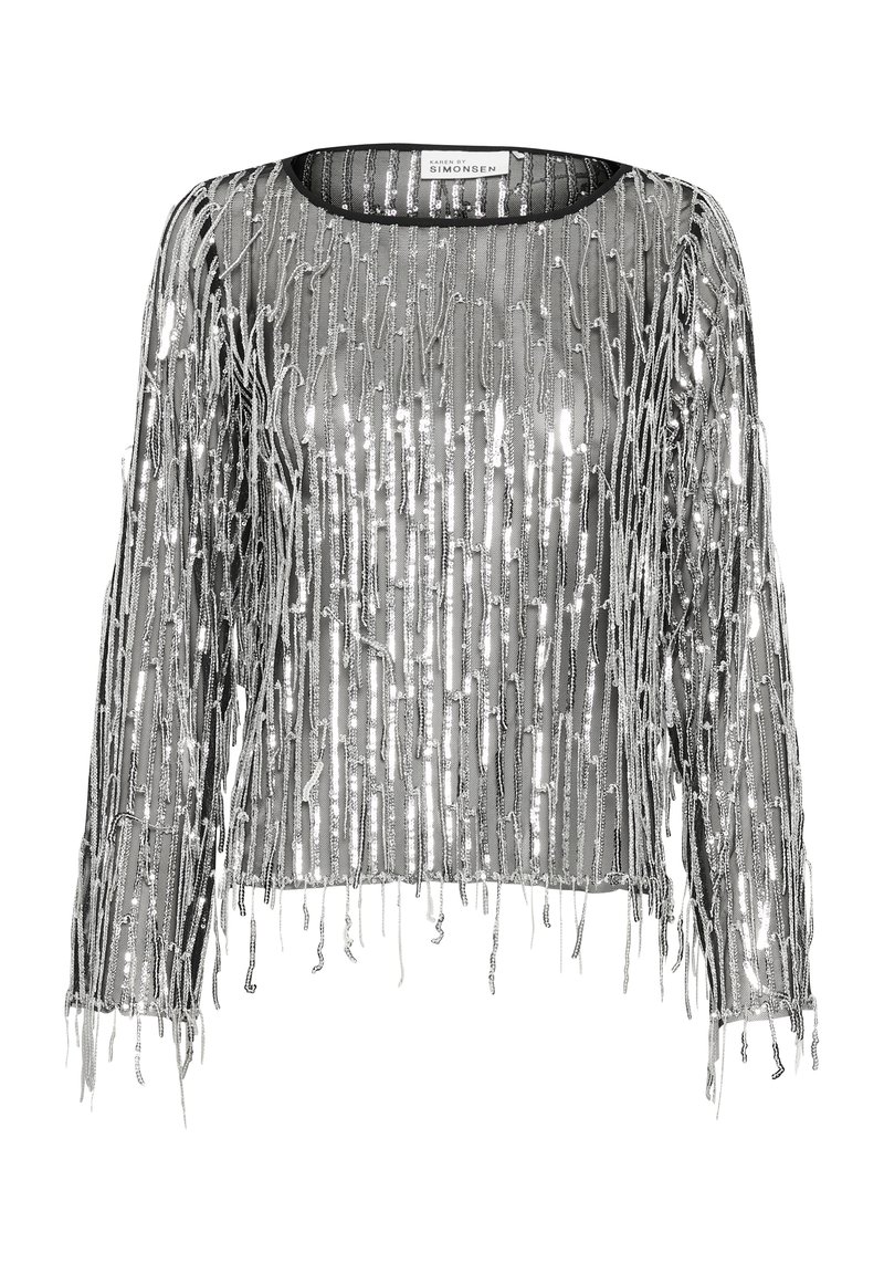 Karen by Simonsen Blouse zilverkleurig Karen by Simonsen Blouse zilverkleurig