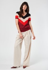 4funkyflavours Print T-shirt - bordeaux