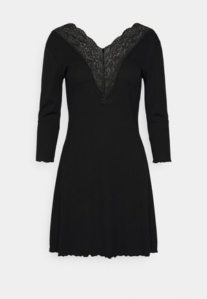 ONLOLIVIA 3/4 MIX DRESS - Vestido de dia - black