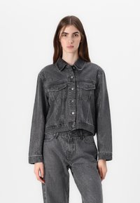 ONLY ONLHUDSON DECO JACKET - Traper jakna - grey denim